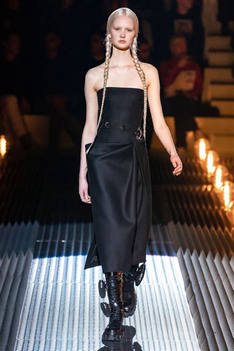 prada fall winter 2019 handbags|Prada runway dresses.